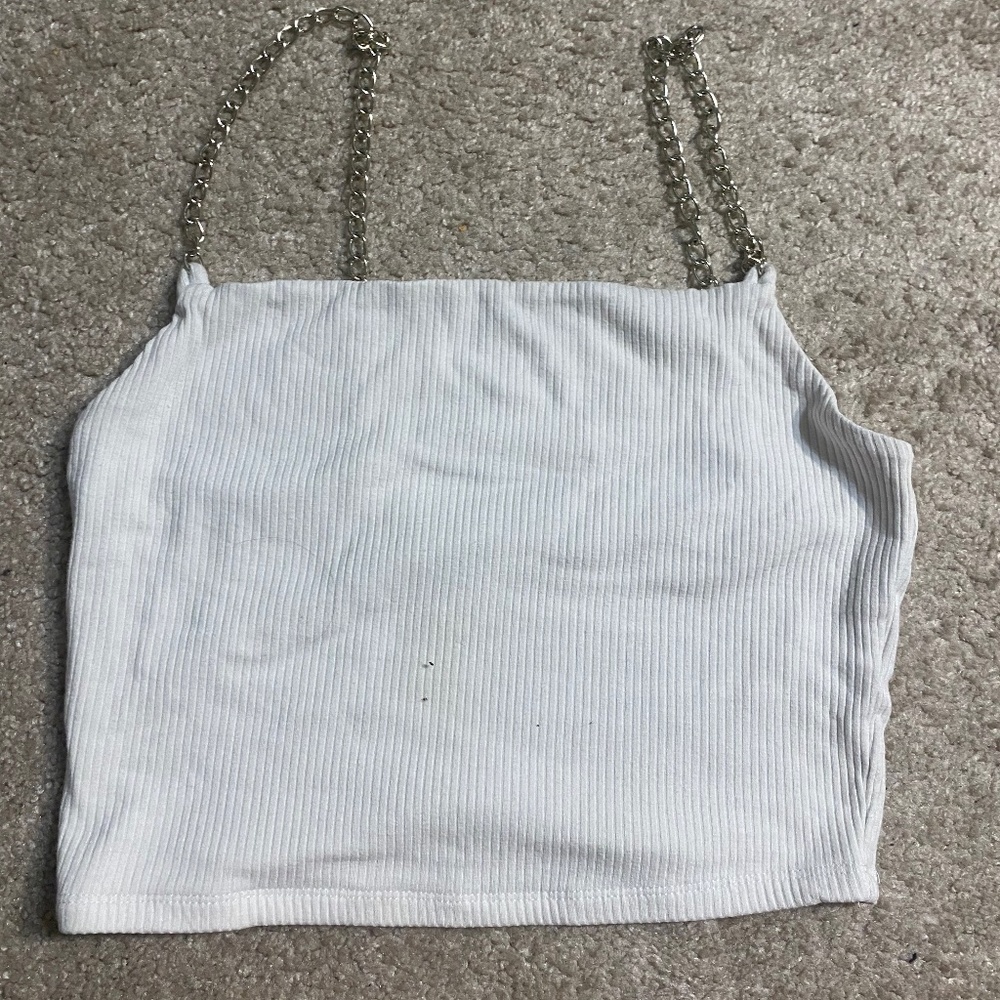 White tank top